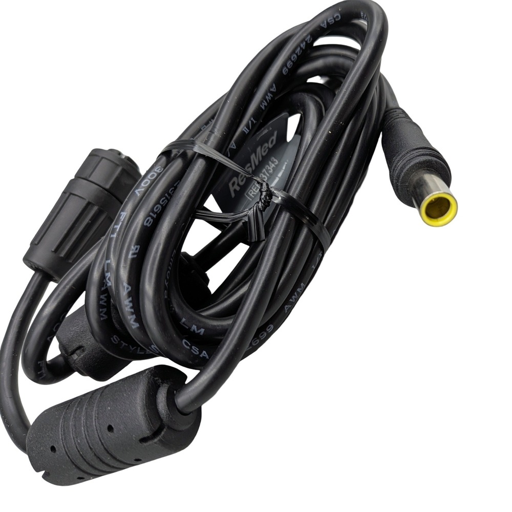 ResMed RPS II Air 10 DC Cable for AirSense 10 AirCurve 10 Lumis 37343 Black New